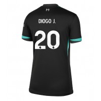 Camiseta Liverpool Diogo Jota #20 Visitante Equipación para mujer 2024-25 manga corta